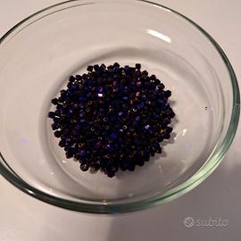 Perline bicono sparkly tipo Swarovski