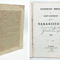 SENTIMENTI MORALI E BREVI ISTRUZIONI CARABINIERE