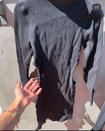 Vestitito con strass e spacchi laterali Zara