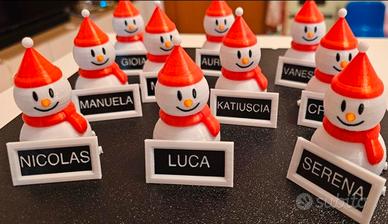 segnaposto natalizi personalizzati