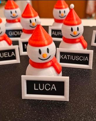 segnaposto natalizi personalizzati