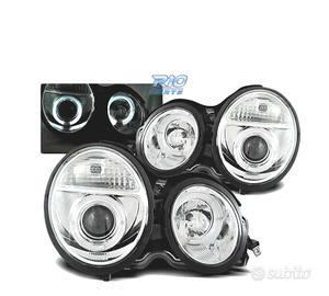 FARI OCCHI ANGEL MERCEDES W210 95-99 CROMATI