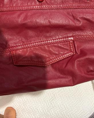 Giacca pelle vintage