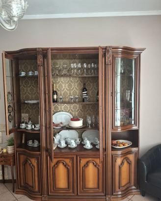 MOBILE A VETRINETTA IN LEGNO