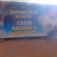 Gioco da tavolo scacchi dama pachisi 3 giochi in 1