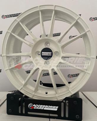 Set 4 cerchi in lega 17 FONDMETAL 9RR White ABARTH