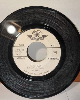 Les Surfs: Clap tap, Quanto tu vorrai - VInile 45