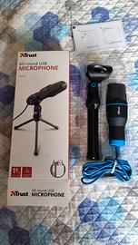 Microfono Trust Mico nuovo mai usato