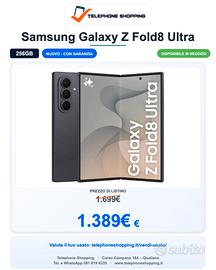 Samsung Galaxy Z Fold8 Ultra 12/256GB Nuovo