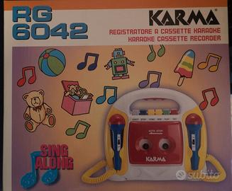 Registratore a cassette karaoke vintage