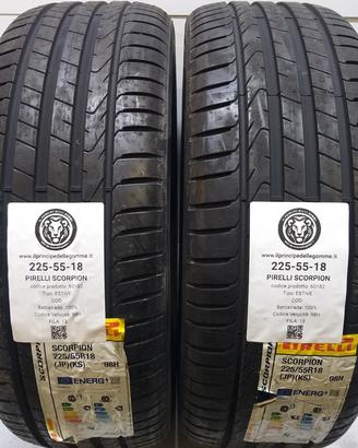 2 GOMME 225 55 18 PIRELLI A60182