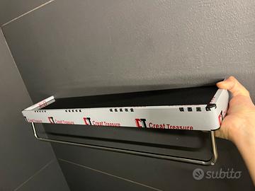 Mensola nera e cromata nuova