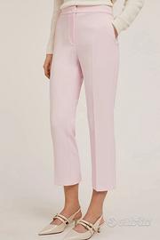 Pantaloni regular con piega stirata