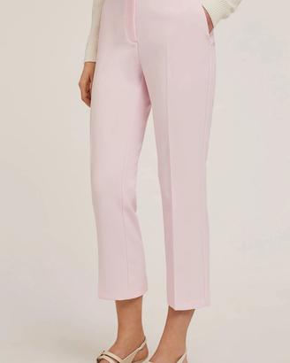 Pantaloni regular con piega stirata