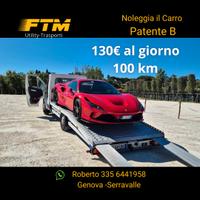 Noleggio Carro attrezzi patente B portata 1700 kg