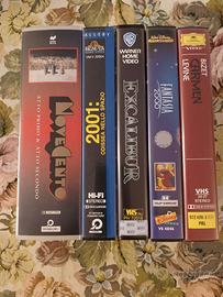 Lotto 6 VHS Film Cult E Classici