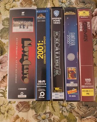 Lotto 6 VHS Film Cult E Classici