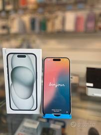 iPhone 15 128GB Bianco-Originale Apple