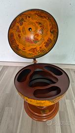 Globo portabottiglie in legno