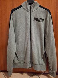 Felpa/giacca puma taglia L felpata uomo