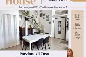 Casa indipendente di 115 m² con 3 locali a Bernare