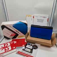 NINTENDO 3DS XL Blu e Nera con Scatola + Gioco