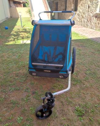 rimorchio portabimbi thule coaster xt 2 posto