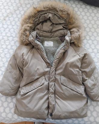 piumino parka zara 3-4 anni