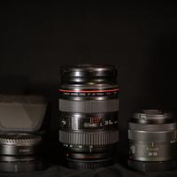 Canon EF 24-70mm f2.8L USM e RF 24-50m f4.5 IS STM