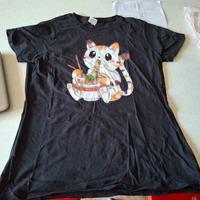 Maglietta gattino sushi