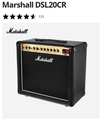 Amplificatore Valvolare Marshall ds20cr