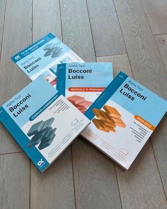 kit  per preparazione ai test Bocconi e Luis