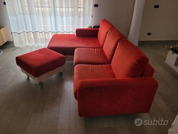 Divano con penisola - struttura solida