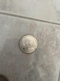 Moneta 500 Lire Argento