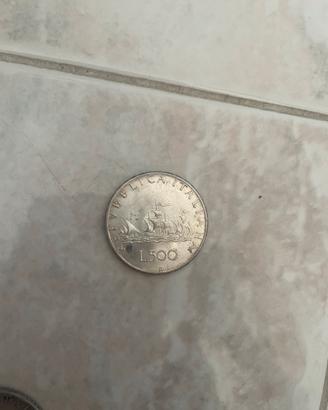 Moneta 500 Lire Argento