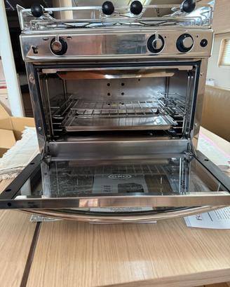 forno da barca ENO a gas  ,2 fuochi ,grill e incli