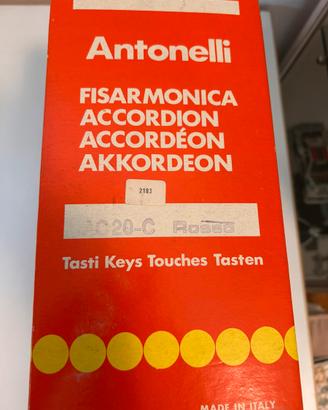 Fisarmonica giocattolo vintage Antonelli