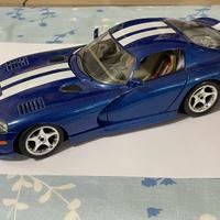 BURAGO 1/18 Dodge Viper GTS Coupe 1996 Blue