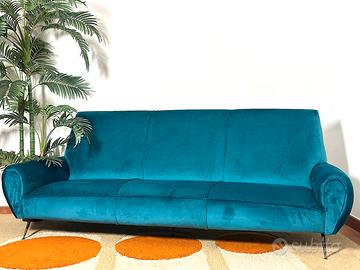 Divano 3 Posti Vintage design Gigi Radice Anni 60