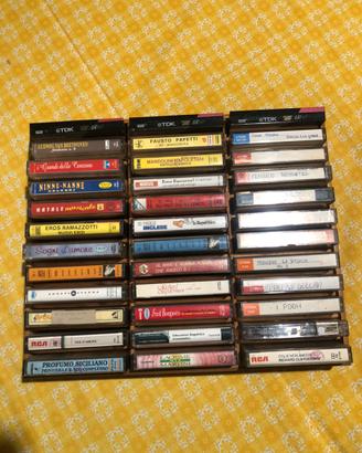 Cassette audio con raccoglitore
