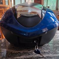 Bauletto HONDA SH 300 Blu Perlato con 2 CHIAVI