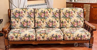 Set di 3 poltrone country