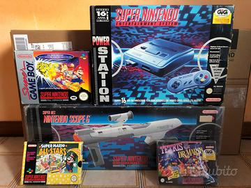 Super Nintendo SNES + Accessori e 2 Giochi