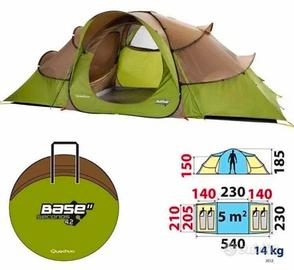 Tenda campeggio Quechua Base" 4.2