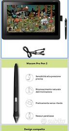 Wacom Cintiq 16, Display con penna, Full HD,