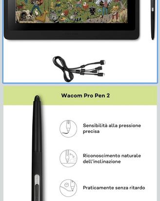 Wacom Cintiq 16, Display con penna, Full HD,
