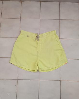 Shorts Sundek W30 Costume Bagno Retro Nylon Moda 