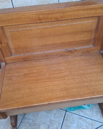 Panca in rovere