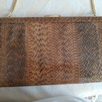 Borsa vera pelle di serpente