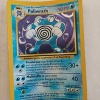 Poliwrath carta pokemon prima serie